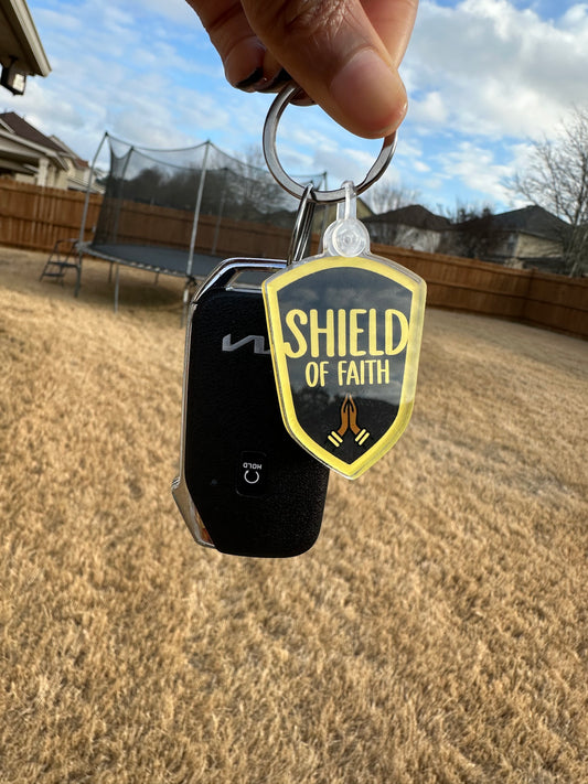 "Shield of Faith" Key Chain