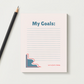 "My Goals" Notepad